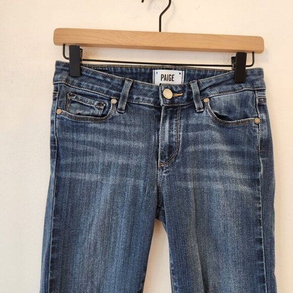Paige Verdugo Ankle Dark Wash Skinny Jeans Stretchy Nottingham Women's 27 - Picture 4 of 10